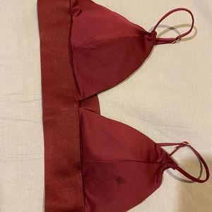 Maroon bralette